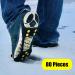 ZZXLLRO 80Pcs Anti-Slip Steel Ice Cleats Replacement Studs - Yellow Micro Spikes for Men Hiking Winter Outdoor - Buy Online on GoSupps.com