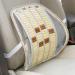 BESPORTBLE Lumbar Support Pillow - Bamboo Back Support Cushion for Car Seat & Office Chair (Beige) - Ergonomic Comfort & Fatigue Relief - Buy Online on GoSupps.com