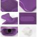 HomeTop Premium 2L Rubber Hot Water Bottle with Cute Unicorn Cover - Mauve Set - Buy Online on GoSupps.com