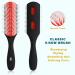 BRUSHZOO Detangling Brush for Curly Hair - Fast & Easy Hair Detangler for Women, Men, and Kids - Ideal for Natural 3/4abc Hair - Red - Buy Online on GoSupps.com