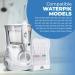 Waterpik Flosser Replacement Tips with Case - 6 Pieces | Compatible with Waterpik Oral Irrigator | Orthodontic Tips Included - Buy Online on GoSupps.com