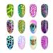 Nail Stamping Plates - Animal Snake Print Nail Stencils & Silicone Stamp Scraper | Manicure Salon Accessories for Perfect Nails - Buy Online on GoSupps.com