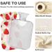 Strawberry Hot Water Bottle with Cover - 2L Pain Relief & Heat Therapy | Perfect for Cold Therapy - Buy Online on GoSupps.com
