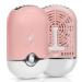 Eyelash Fan for Lash Extension, Dfsuiwk Rechargeable Handheld Mini Lash Dryer Fan, USB Portable Mini Fan with Built in Sponge Air Conditioning Blower Pink
