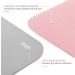 UMINEUX 1/3'' Extra Thick Non Slip Yoga Mat for Women - Eco Friendly TPE Fitness Mat - 72 x 24 - Parfait Pink & Gray - Buy Online on GoSupps.com