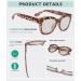Eyekepper Oversized Progressive Readers for Women - UV Protection Multifocus Computer Glasses - Stylish Brown/Tortoise Trifocal +2.00 - Buy Online on GoSupps.com