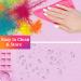 Kids Non-Stick Silicone Craft Mat for Resin Casting and Painting - Pink - Buy Online on GoSupps.com