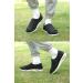 CBMTCR Women's Wide Width Shoes | Adjustable Closure | Lightweight for Diabetic & Swollen Feet - Size 9 Wide, Dark Black - Buy Online on GoSupps.com