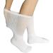Women's Diabetic Socks 3-Pack White Crew, Loose Fit, Non-Binding, Moisture-Wicking, Cushioned Athletic Socks - Size 9-11 - Buy Online on GoSupps.com