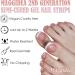 Semi Cured Gel Nails Strips for Toe Maggidea 34 Stickers Glitter Toe Nails Wraps Soft Self-Adhesive Gel Nail Stickers for Toenails UV/LED Lamp Required (03-Glitter French) - Buy Online on GoSupps.com