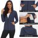 Shop Soneven Women's Lightweight Running Jacket with Hood - Perfect for Autumn & Winter Training - Blue XL - Buy Online on GoSupps.com