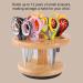 Novent Scissors Holder for Stylist Salon Scissors Holder - Wooden Rotatable Hair Scissors Holder Salon Scissors Holder 12 Hole Barber Scissors Storage Desktop Organizer Storage Box for Hairdressing - Buy Online on GoSupps.com