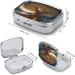 Tree of Life Pill Box 2 Compartment Decorative Metal Organizer for Medicine | Portable Pill Case for Purse & Pocket - International Shipping - Buy Online on GoSupps.com