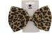 Zac's Alter Ego Large Leopard Print Bow on Crocodile Clip - Buy Online on GoSupps.com