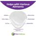 Premium Gel Ball of Foot Cushions - Clear Gel Metatarsal Pads for Foot Pain Relief - 2 Pair Set - 1/8 Inch Thickness - Buy Online on GoSupps.com