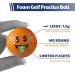 Jaya Novelty Funny Golf Balls 12-Pack - Realistic Foam Practice Balls for Indoor and Outdoor Use - Unique Gift for Golfers of All Ages - Buy Online on GoSupps.com