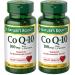 Nature's Bounty CoQ10 Supports Heart Health 100mg Plus L-Carnitine 60 Softgels (Pack of 2)