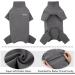Buy Sphynx Cat Turtleneck - One-Piece Sweater for Kittens | Gray 4-Legged Catwear for Sphynx Cornish Rex Devon Rex Peterbald - Buy Online on GoSupps.com