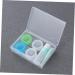 Buy Homsfou 2-St Lens Container - Stylish Double Boxes for Contact Lens Storage | International Shipping Available - Buy Online on GoSupps.com