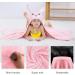 Cartoon Hooded Baby Towel | Premium Soft Bathrobe for 0-7T | Rabbit Design | 27.5 x 47 Inch - Buy Online on GoSupps.com