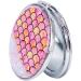 Beem Jun Rose Red Mermaid Compact Mirror - Mini Pocket Vanity Mirror with Sanding Glitter - Travel Friendly - Buy Online on GoSupps.com