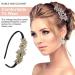 Siskok Rhinestone Headband for Women - Crystal Hairband with Three Leaves Design - Elegant Bling Fashion Hair Accessory - Buy Online on GoSupps.com