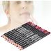  Shurzzesj Set of 12 professional lip pencils - Waterproof lip pencil - With lid - Matte and waterproof - Long-lasting lip liner - Buy Online on GoSupps.com