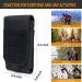 VIIDOO Upgrade 1000D Laser Cust Molle Phone Pouch | Waterproof Tactical Cell Phone Holder with US Flag Patch | Simple Black | Fits 4.7-6.7 Phones - Buy Online on GoSupps.com