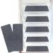 Ruiqas 14pcs Stair Pads Stair Treads Mats Self Adhesive Stair Rugs Mats Washable Reusable for Wooden Steps Indoor - Buy Online on GoSupps.com
