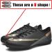 Men's Soccer Cleats High-Top Athletic Football Boots 10.5 Black - HaloTeam - Buy Online on GoSupps.com
