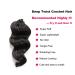 Ocean Wave Crochet Hair for Black Women - 9 Inch Deep Wave Curly Synthetic Hair Braids (7 Packs, 1B#) - Buy Online on GoSupps.com