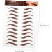 BIUDECO 5 Sheets Eyebrow Stickers Fake Eyebrows Eyebrow Sticker for Eyebrows Waterproof Eyebrow Waterproof - Buy Online on GoSupps.com