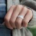 ThunderFit Women's Silicone Wedding Bands | Breathable 2 Layer | 5.5mm Wide 1.5mm Thick | Teal-Black, Black-Teal, White-Teal, Light Teal Glitter-White | Size 6.5-7 (17.35mm) - Buy Online on GoSupps.com