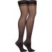 Truform Sheer Compression Stockings for Women - 8-15 mmHg Thigh High Black Medium (Pack of 2) - International Shipping Available - Buy Online on GoSupps.com