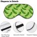 Dill Pickles Sleeping Blindfold Mask | Cute Eye Shade & Funny Night Cover with Adjustable Strap for Men & Women - Shop Internationally - Buy Online on GoSupps.com