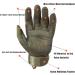 Hikeman Touchscreen Hard Knuckle Gloves for Men & Women - Perfect for Outdoor Sports Cycling Motorcycle Hiking Climbing and Lumbering in Army Green - Buy Online on GoSupps.com