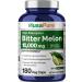 NusaPure Bitter Melon Extract 10 000 mg 180 Vegan Caps (100% Vegetarian Non-GMO Gluten-Free 10% Bitter Principles) Bioperine