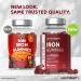 Iron Supplements | 14mg Iron Gummies with Vitamin C | 90 Vegan Gummies | for Men & Women | by Horbaach - Buy Online on GoSupps.com