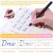 Qianshouyan 4-Piece German Magical Booklet Set | Reusable Handwriting Exercise Book with Pen for Kids | 26x18cm Calligraphy Numbers Drawing & Letters Learning - Buy Online on GoSupps.com