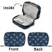 ALAZA Nautical Anchor Pill Box - 7 Day Travel Organizer Case Compact Vitamin Holder for Family & Camping Zippered Design Navy Blue (4.6 x 3.14 x 1.88 in - Buy Online on GoSupps.com