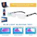 Shop Blue Light Reading Glasses for Men & Women - 4 Pairs 1.5x Magnification Black - Perfect for Computer Use - Buy Online on GoSupps.com