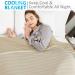Guohaoi Cooling Blanket (90 x 90 Queen Size) | Oeko-Tex Certified | Breathable & Hypoallergenic | All-Season Comfort | Beige - Buy Online on GoSupps.com
