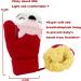 BEISIJIA Toddler Kids Winter Knitted Mittens | Cute Cartoon Gloves | Full Finger Mittens with String | Navy Blue+Red | Ages 1-4 - Buy Online on GoSupps.com