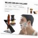 Minkissy Acrylic Stand Brush Holder for Men | Mounted Shaver & Beard Brush Holder - Stylish & Functional Storage - Buy Online on GoSupps.com