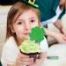JarThenaAMCS 48Pcs St Patrick's Day Cupcake Topper 3 Glitter Green Color Shamrock Cupcake Picks Lucky Clover Food Picks for Irish Holiday Supplies Cake Decorations - Buy Online on GoSupps.com
