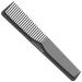 Bardeau Essentials Professional 7 Inch Styling Comb - Black Carbon Fiber, Anti Static, Chemical & Heat Resistant - Fine & Wide Tooth for All Hair Types - Men & Women - Single Pack - Buy Online on GoSupps.com