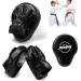 Valleycomfy Boxing Curved Focus Punching Mitts - Leatherette Training Hand Pads Black - Buy Online on GoSupps.com