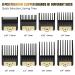8 Premium Clipper Guards for BaBylissPRO FX870 FX890 FX825 & FX673 - Metal Clip Attachment Combs Set | Cutting Lengths 1/16-3/4 inch - Buy Online on GoSupps.com