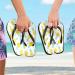 Buy Mnsruu Pineapple Heart Flip Flops | Multicolor Large Size for Home Hotel Spa & Travel - Stylish Comfort for Men & Women - Buy Online on GoSupps.com