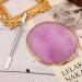 2 in 1 Resin Nail Art Palette with Stirring Rod | Nail Art Painting Palettes in Purple | Gold Edge Nail Holder and Display Board - Buy Online on GoSupps.com